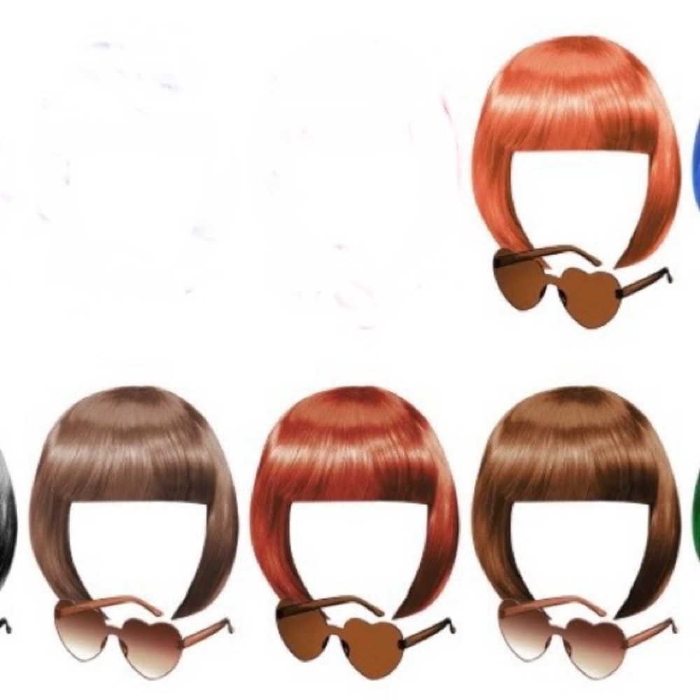5 new party wigs bob style